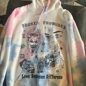 Tie Dye Broken Promises Sweatshirt